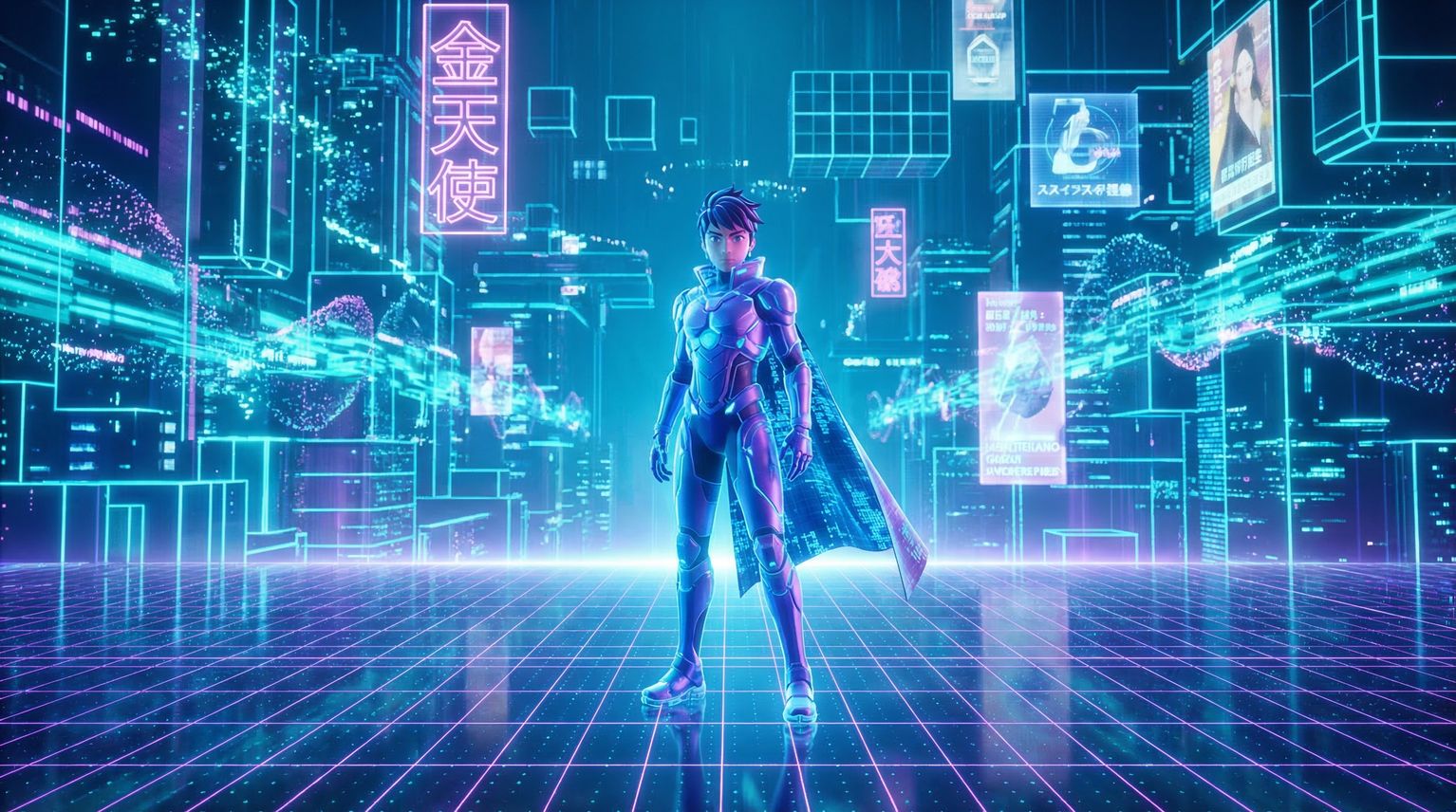 四爱 3D动漫角色制作视频